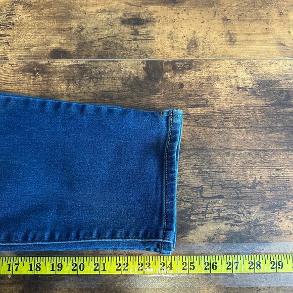 Gloria Vanderbilt Slimming Jeggings Size 14 Jeans Pull On Waist Crop Stretch EUC - Picture 5 of 9